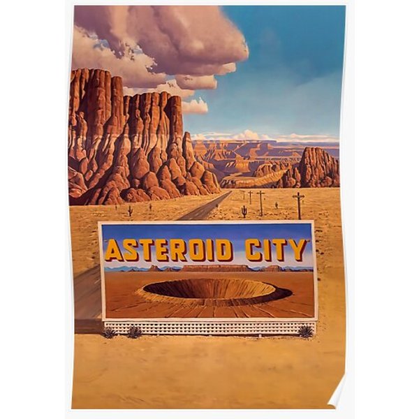 Asteroid City Movie Premium Matte Vertical Poster-image