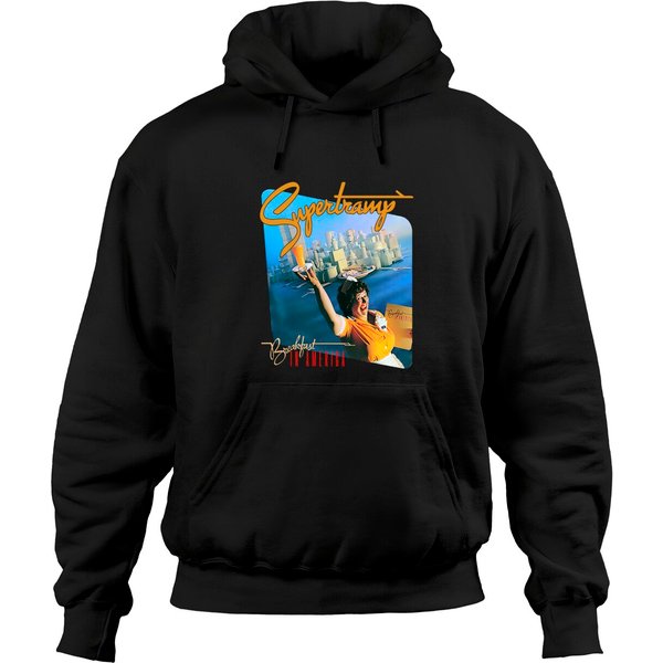 Supertramp Hoodies, Breakfast In America Rock Band Legend Hoodies-image