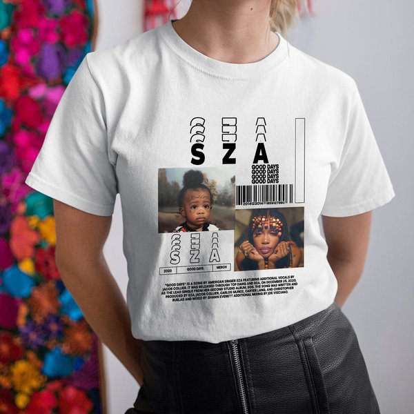 Sza Vintage T-Shirt, Sza Merch , Good Days 90'S Vintage T-Shirt-image