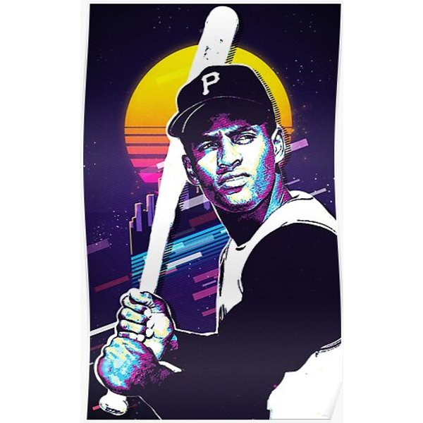 Roberto Clemente Premium Matte Vertical Poster-image