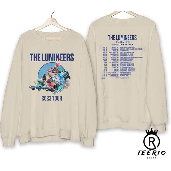 The Lumineers Sweatshirt, 2023 Us Tour Shirt, The Lumineers Tour 2023 Merch Sweatshirt