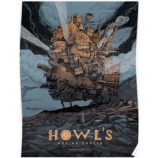 Howl's Moving Castle Premium Matte Vertical Poster-image