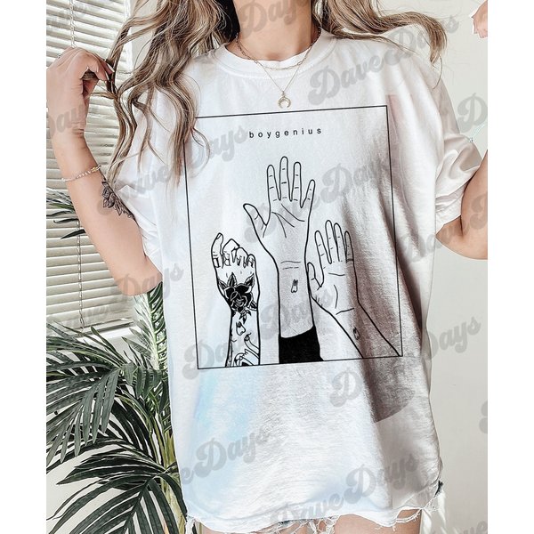 Boy Genius Line Art Band Tee Shirt, T-Shirt,-image