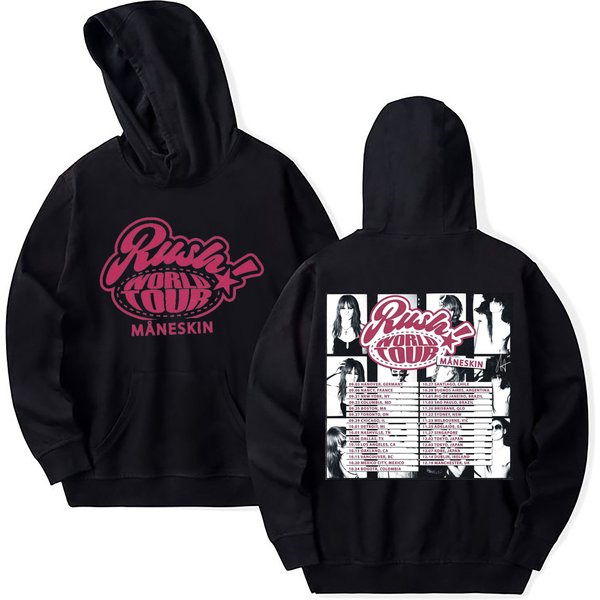 Maneskin Rush World Tour 2023 Merch T-Shirt-image