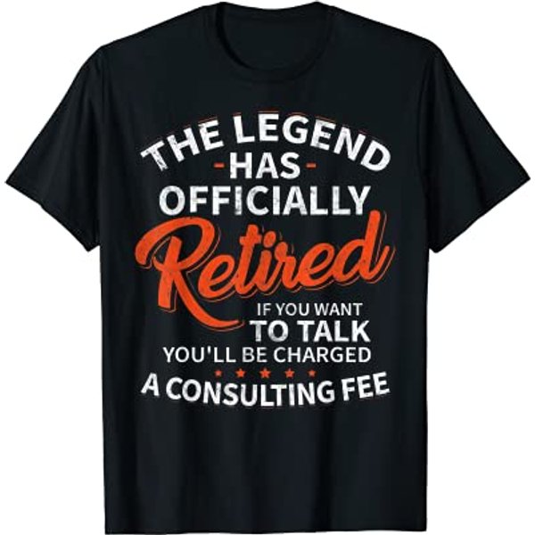 The Legend Has Retired Men Officer Officially Retirement T-Shirt-image