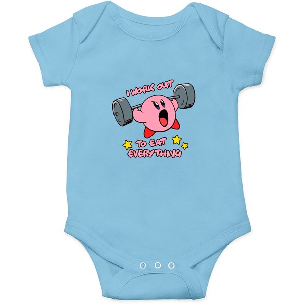 Kirby Workout Onesies, Nintendo Onesies