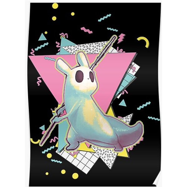 Slug Cat - Rain World *90S Graphic Design* Premium Matte Vertical Poster-image