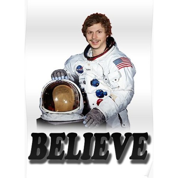 Michael Cera Believes In You Premium Matte Vertical Poster-image