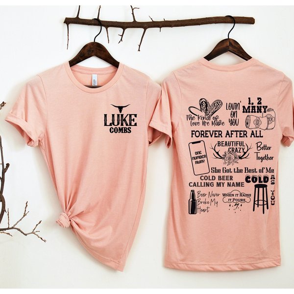 Combs Track List, Concert Tshirt, Country Music Shirt, Concert Tee-image