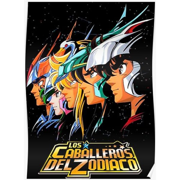 Los Caballeros Del Zodiaco Premium Matte Vertical Poster-image