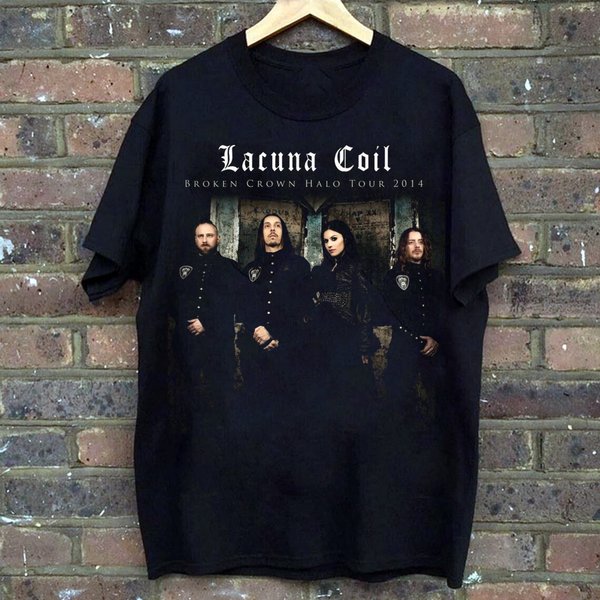 Lacuna Coil Band Shirt, Lacuna Coil Gothic Metal Band Shirt-image