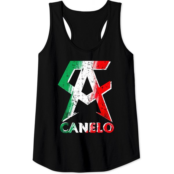 Vintage Logo Canelo Alvarez - Boxing - Tank Tops-image