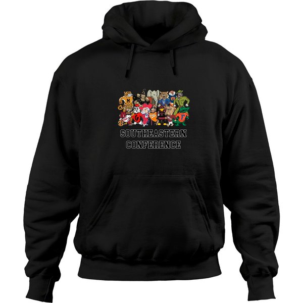 Sec Hoodies, Southeastern Conference Hoodies, Mascot Hoodies-image