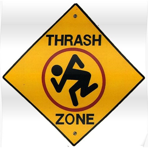 D.R.I. Thrash Zone Premium Matte Vertical Poster-image