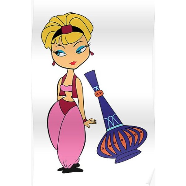 I Dream Of Jeannie Premium Matte Vertical Poster-image