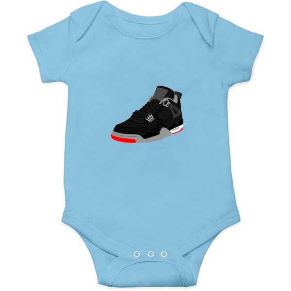 Jordan 4 Bred Onesies