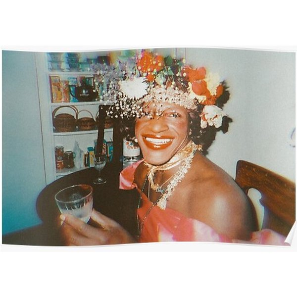 Marsha P Johnson - Queer History Premium Matte Vertical Poster-image