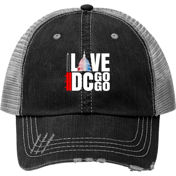 Dc Go Go Music Scene Trucker Hat-image