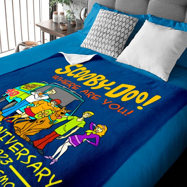 Scooby Doo Where Are You 54Th Anniversary 1969-2023 Baby Blankets-image
