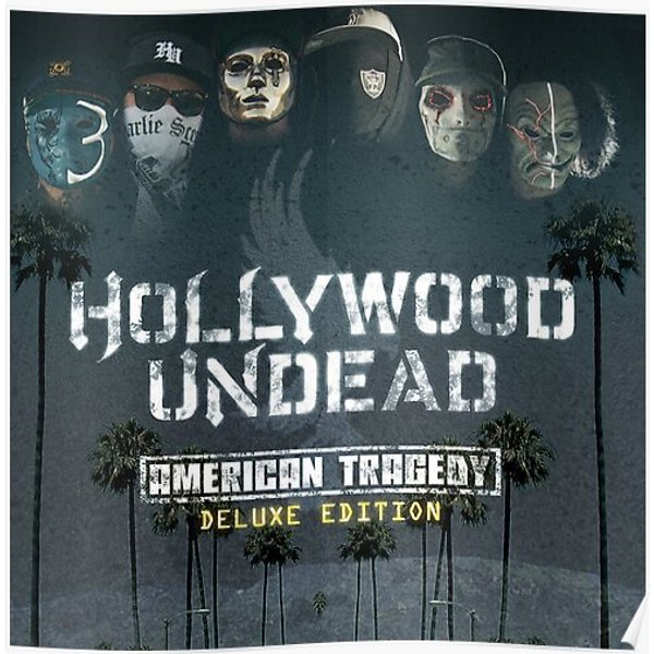 Hollywood Undead American Tragedy Deluxe Edition Premium Matte Vertical Poster-image