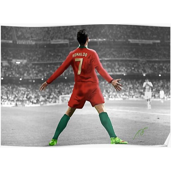 Portugal's Cristiano Ronaldo Premium Matte Vertical Poster-image