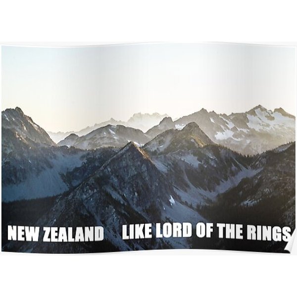 New Zealand - Like Lord Of The Rings Premium Matte Vertical Poster-image