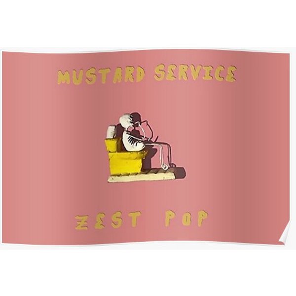 Mustard Service Zest Pop Premium Matte Vertical Poster-image