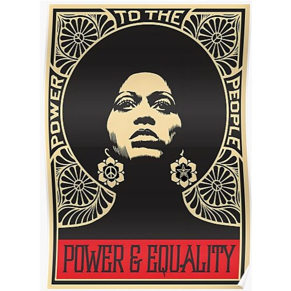 To The Power People And Equality Poster Premium Matte Vertical Poster-image
