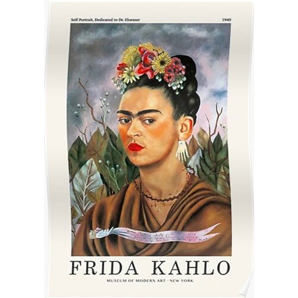 Kahlo Exhibition Poster Premium Matte Vertical Poster-image