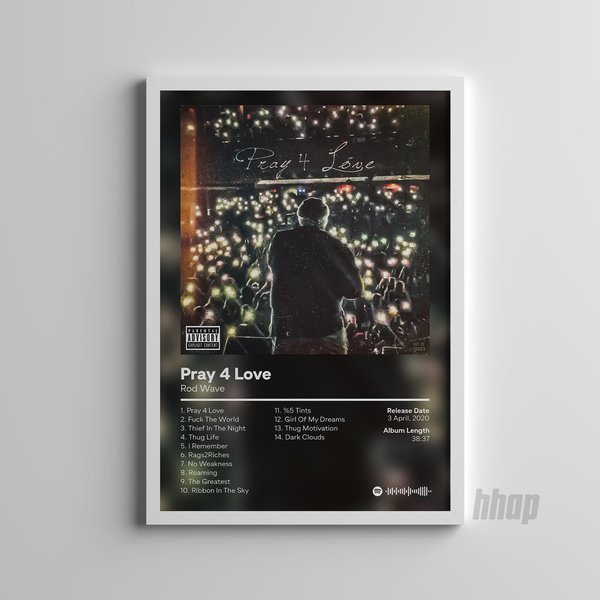 Rod Wave - Pray 4 Love - Album Poster-image