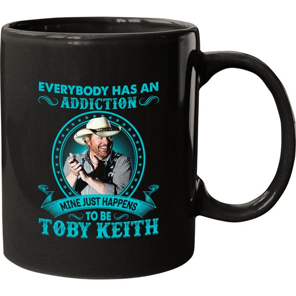 Everybody Has An Addiction Mine Just Happens To Be Toby Keith Vintage Mugs-image