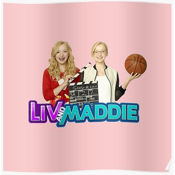 Liv And Maddie Stickers And Kids T-Shirt With Premium Poster-image