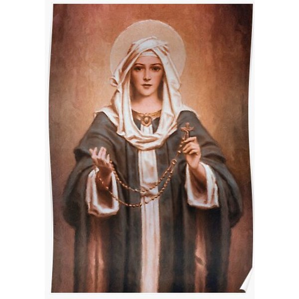 Our Lady Of The Rosary Premium Matte Vertical Poster-image