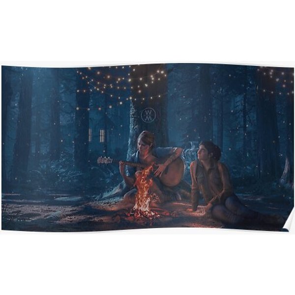 Ellie X Dina Bonfire Premium Matte Vertical Poster-image