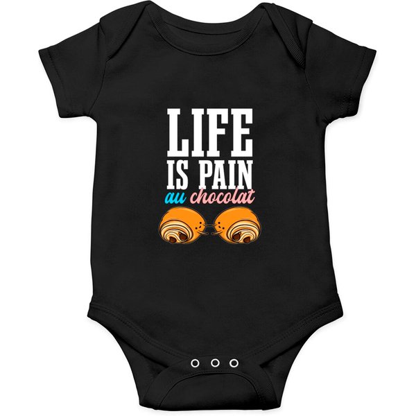 Life Is Pain Au Chocolat Chocolate Bread Onesies