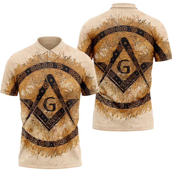 Freemason Mason Polo Shirt For Men, Polo 3D T-Shirt-image