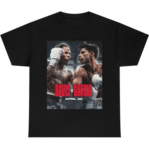 Ryan Garcia Vs Gervonta Davis T-Shirt, Boxing Tshirt, Boxer Shirt, Boxing Gift, Gym Shirts-image