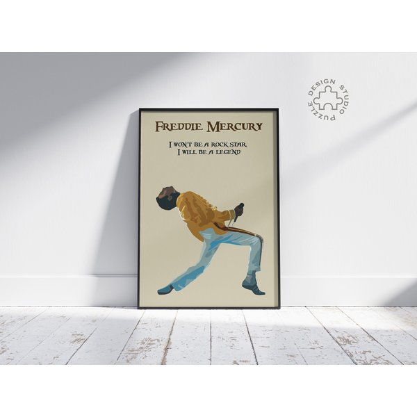 Freddie Mercury Poster - Queen Poster-image