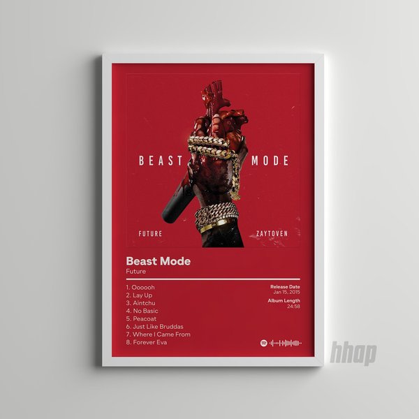 Future - Beast Mode - Hip Hop Album Print - Album Poster-image