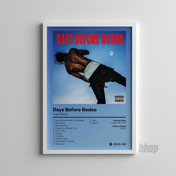 Travis - Days Before Rodeo - Album Poster-image