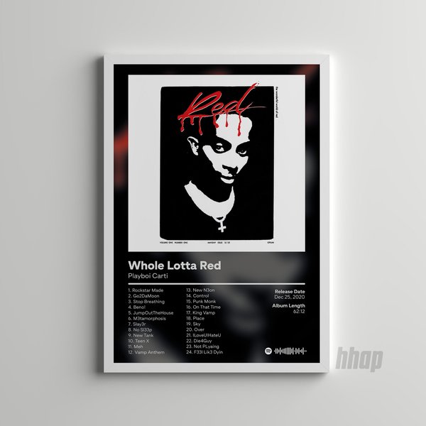 Playboi Carti - Whole Lotta Red - Album Poster-image