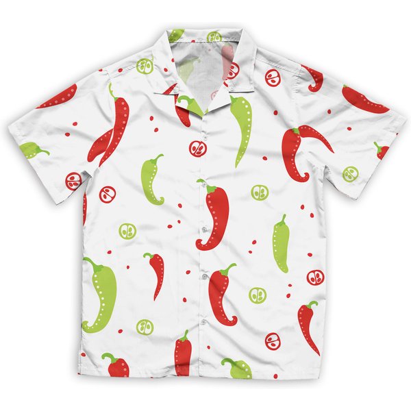 Chili Peppers Red And Green Hawaiian Shirt-image