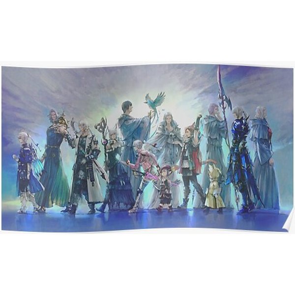 Final Fantasy Xiv Endwalker Finale Premium Matte Vertical Poster-image