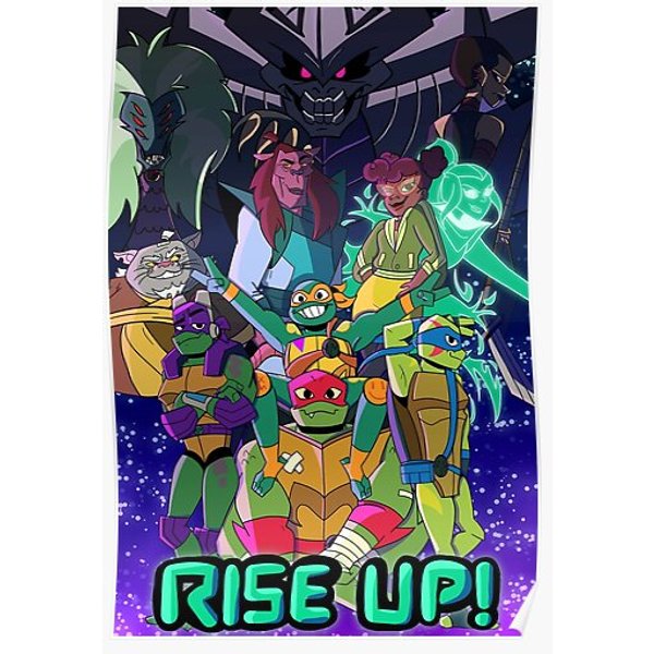 Rise Of The Teenage Mutant Ninja Turtles Finale Premium Matte Vertical Poster-image
