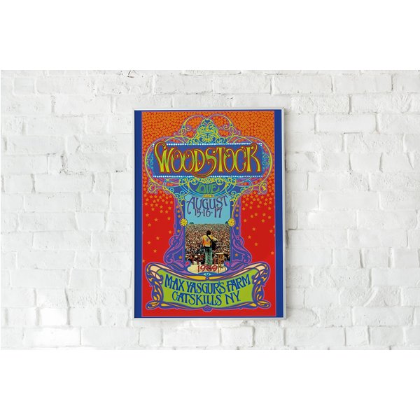 Woodstock Vintage Music Poster-image