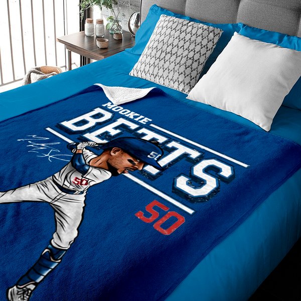 Mookie Betts Men's Cotton Baby Blankets