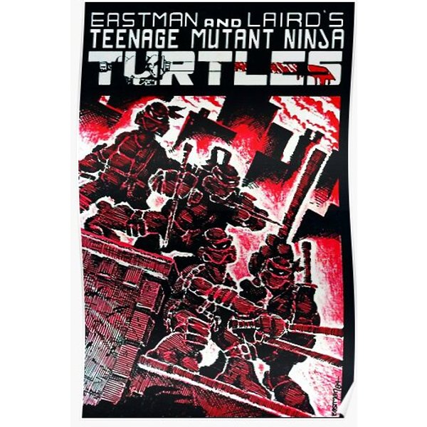 Teenage Mutant Ninja Turtles First Comic #1 Premium Matte Vertical Poster-image