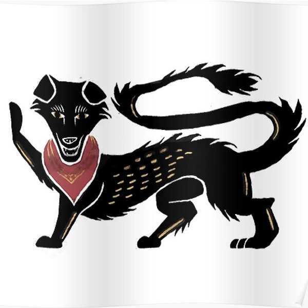 Riot Dog Of Chile: Negro Matapacos Premium Matte Vertical Poster-image