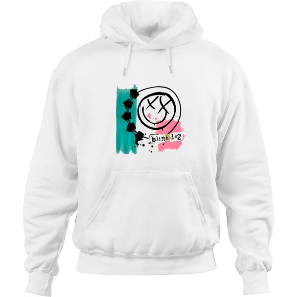 Blink Smile 182 Hoodies, Colorful Hoodies, World Tour Hoodies