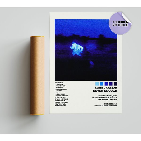 Daniel Caesar Posters, Never Enough Poster-image